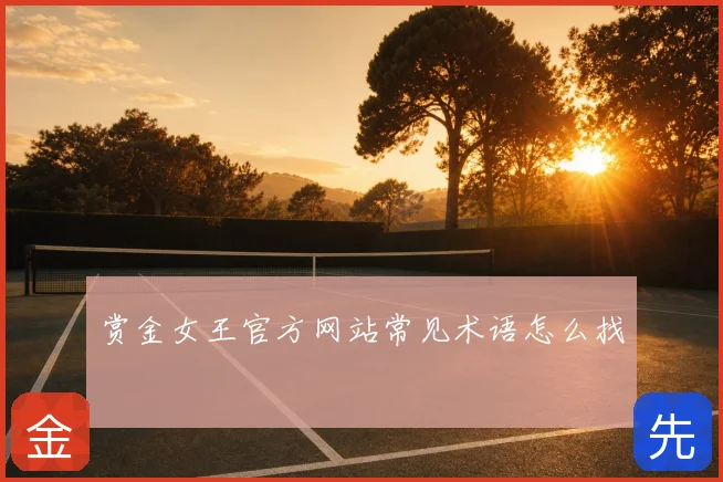 赏金女王官方网站常见术语怎么找